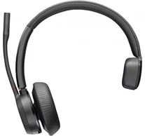 HP Poly Voyager 4310-M Microsoft Teams Certified USB-C Headset +BT700 dongle +Charging Stand Vezeték nélküli Iroda/telefonos ügyfélközpont Bluetooth Dokkoló Fek