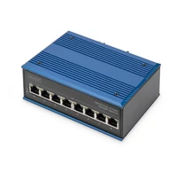 Digitus DN-651121 hálózati kapcsoló Beállítást nem igénylő (unmanaged) L2 Gigabit Ethernet (10/100/1000) Ethernet-áramellátás (PoE) támogatása Fekete, Kék