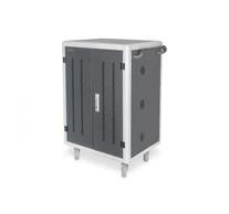 Digitus DN-45005 tároló/töltő kocsi és szekrény mobileszközökhöz Tároló kocsi mobileszközökhöz Fekete