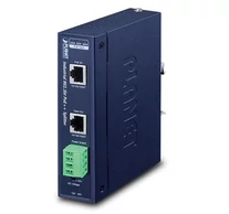 PLANET IPOE-173S hálózati elosztó Kék Ethernet-áramellátás (PoE) támogatása