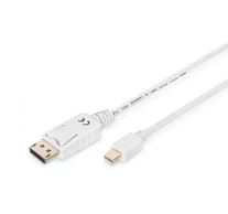 Digitus AK-340102-030-W DisplayPort kábel 3 M Mini DisplayPort Fehér