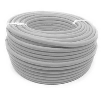 Techly ITP-C6U-FL-100 Cat6 UTP Kábel csavart érpár 100m 100% CU Szürke