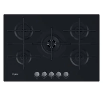 Whirlpool AKWL 728/NB Black Built-in 75 cm Gas 5 zone(s)