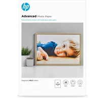 HP Advanced Photo Paper, Glossy, 250 g/m2, A3 (297 x 420 mm), 20 sheets