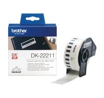 Brother DK-22211 címkéző szalag Fehéren fekete