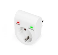 Digitus DN-95400 túlfeszültségvédő Fehér 1 AC kimenet(ek) 230 V