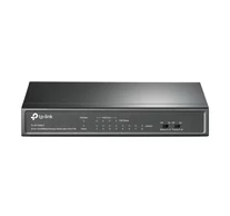 TP-Link TL-SF1008LP hálózati kapcsoló Beállítást nem igénylő (unmanaged) Fast Ethernet (10/100) Ethernet-áramellátás (PoE) támogatása Fekete