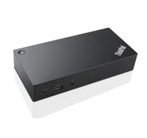 Lenovo 40A90090EU dokkoló állomás és port replikátor Vezetékes USB 3.2 Gen 1 (3.1 Gen 1) Type-C Fekete
