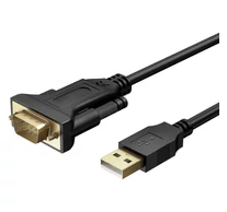 Techly IDATA USB2-SER-1A USB-RS232/DB9 M/M Átalakító 1,5 m Kábellel Polybags