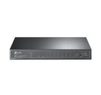 TP-Link JetStream TL-SG2210P hálózati kapcsoló Vezérelt L2/L4 Gigabit Ethernet (10/100/1000) Ethernet-áramellátás (PoE) támogatása Fekete