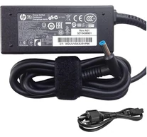 HP 45W Smart AC Adapter áramátalakító és inverter Beltéri Fekete