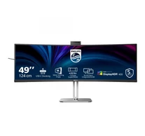Philips 5000 series 49B2U5900CH/00 számítógép monitor 124 cm (48.8") 5120 x 1440 pixelek Dual QHD LCD Fekete