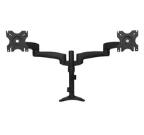 StarTech.com ARMDUAL asztali TV konzol 61 cm (24") Fekete