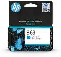 HP 963 Cyan Original Ink Cartridge tintapatron 1 db Standard teljesítmény Cián