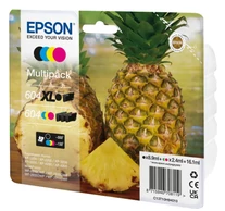 Epson 604XL tintapatron 4 db Eredeti Nagy (XL) kapacitású Fekete, Cián, Magenta, Sárga