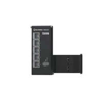 Teltonika NETWORKS TSF010 Flat Ethernet Switch Beállítást nem igénylő (unmanaged) Fast Ethernet (10/100) DIN rail Fekete