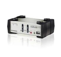 Aten CS1732B-AT-G 2P PS/2-USB VGA/Audio KVMP Switch W/OSD