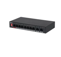 Dahua PFS3010-8ET-96-V2 10-portos nem menedzselt asztali kapcsoló 8 port PoE-val