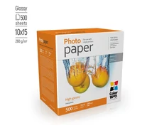 COLORWAY Fotópapír, magasfényű (high glossy), 260 g/m2, 10x15, 500 lap (PG2605004R)