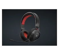 CORSAIR Vezetékes Headset, HS35 v2 Gaming, Multiplatform, piros