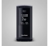 CYBERPOWER UPS, VP1000EILCD, (6xIEC C13) 1000VA 550W 230V szünetmentes tápegység + USB LINE-INTERACTIVE