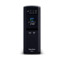 CYBERPOWER UPS gaming, 6xSCHU,2xUSB 1600VA 1600W 230V, színuszus szünetmentes tápegység,LINE-INTERAKTÍV, AVR, színes LCD