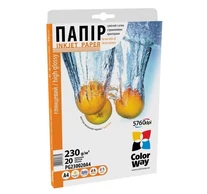 COLORWAY Fotópapír, magasfényű (high glossy), 230 g/m2, A4, 20 lap
