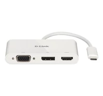 D-LINK USB-C HUB 1xHDMI + 1xVGA + 1xDP, DUB-V310