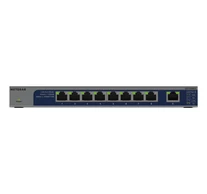 NETGEAR GS108MX-100EUS hálózati kapcsoló Beállítást nem igénylő (unmanaged) L2 Gigabit Ethernet (10/100/1000) Asztali/falra szerelhető