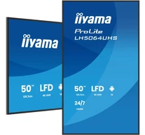 iiyama LH5064UHS-B1AG 50 hüvelykes 3840x2160 UHD IPS DLED panel Haze 25% 500cd/m2 Fekvő és álló Hangszórók 2x 10W 2x HDMI 1x