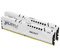 Kingston Technology FURY Beast 32GB 5200MT/s DDR5 CL40 DIMM (Kit of 2) White XMP