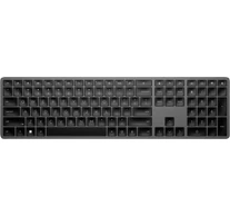 HP vezeték nélküli billentyűzet 975 programozható - USB + Bluetooth vevő - fekete QWERTY (3Z726AA#ABB)