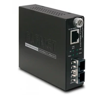 PLANET GST-802 hálózati média konverter 2000 Mbit/s 850 nm Multi-mode Fekete