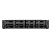 Synology RackStation RS2423RP+II NAS Rack (2U) AMD Ryzen V1780B 8 GB DDR4 0 TB DiskStation Manager Fekete