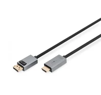 Digitus DB-340202-018-S video átalakító kábel 1,8 M DisplayPort Fekete