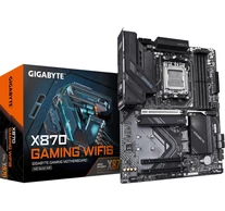 GIGABYTE X870 GAMING WIFI6 Motherboard - Supports AMD Ryzen 9000 CPUs, 8+2+2 phases VRM, up to 8000MHz DDR5 (OC), 1xPCIe 5.0 + 2xPCIe 4.0, Wi-Fi 6, 2.5GbE LAN, USB 4