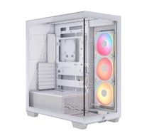 Corsair Midi Tower 3500X LXR LINK TG White