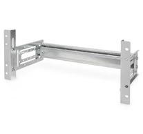 Digitus DN-19-DIN-4U rögzítőkészlet Ezüst Galvanizált acél