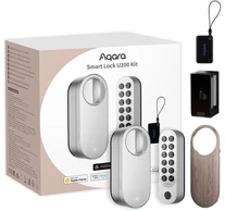Aqara EL-D02DS Okos Zár U200 Készlet Ezüst Okos Ajtózár HomeKit
