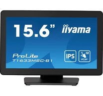 iiyama ProLite T1633MSC-B1 számítógép monitor 39,6 cm (15.6") 1920 x 1080 pixelek Full HD LCD Érintőképernyő Fekete
