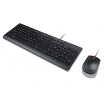 Lenovo 4X30L79897 billentyűzet Egér mellékelve Univerzális USB QWERTZ Német Fekete