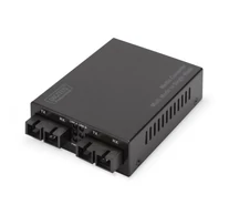Digitus DN-82124 hálózati média konverter 1000 Mbit/s 1310 nm Single-mode, Multi-mode Fekete