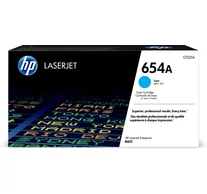 HP 654A Cyan Original LaserJet Toner Cartridge