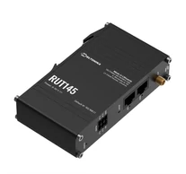 Teltonika Networks RUT145 (EU) Ethernet router, WiFi, x1 RS485, x2 ethernet port, integrált DIN sín tartó