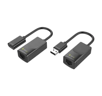 Techly IUSB-EXTENDTY2 USB hosszabbító akár 60m RJ45 hálózati kábelen keresztül