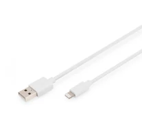 Digitus DB-600106-010-W Lightning kábel 1 M Fehér