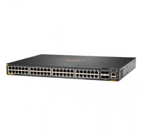 HPE Aruba Networking CX 6200F 48G Class-4 PoE 4SFP+ 370W Switch Vezérelt L3 Gigabit Ethernet (10/100/1000) Ethernet-áramellátás (PoE) támogatása 1U