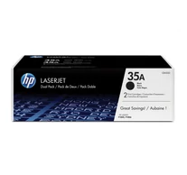 HP 35A 2-pack Black Original LaserJet Toner Cartridges