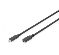 Digitus AK-300210-007-S USB kábel USB 3.2 Gen 1 (3.1 Gen 1) 0,7 M USB C 10 Gbit/s Fekete