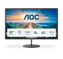 AOC V4 Q32V4 számítógép monitor 80 cm (31.5") 2560 x 1440 pixelek 2K Ultra HD LED Fekete